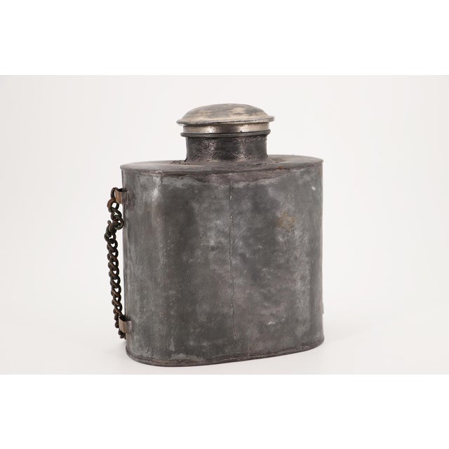 19th Century 19th Century Large Military Pewter Canteen, English For Sale - Image 5 of 12