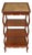 Baker Furniture McMillen Coll. Mahogany & Leather Bookstand Lectern Shelf Etagere For Sale