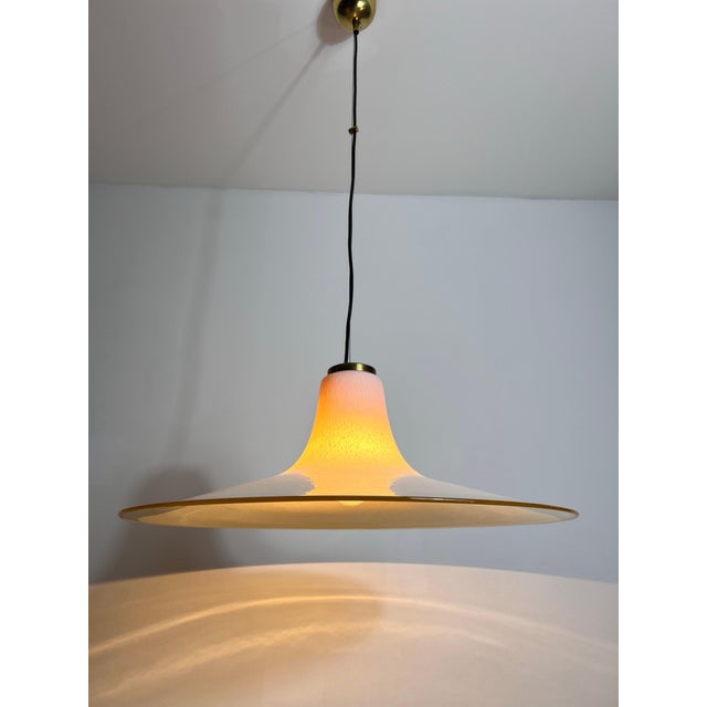 Mid-Century Modern Mid-Century Murano Glass Pendant Lamp, 1960s, Italy For Sale - Image 3 of 11
