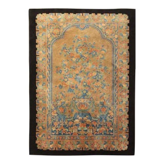 Antique Art Deco Chinese Peking Rug - 6' X 8'7"" For Sale