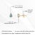 Minimal Pear Cut Natural Aquamarine Solitaire Stud Earrings in 14k Gold- A Pair For Sale - Image 12 of 16