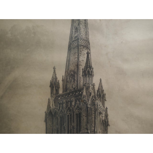 Charles Bird, St. Mary Redcliffe Church in Bristol England, Engraving For Sale - Image 3 of 8