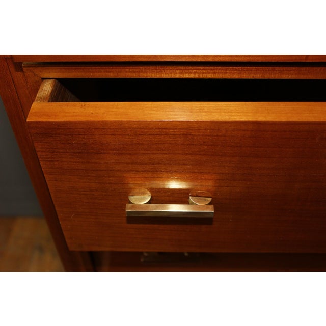 Vintage Commode in Cherry, 1970 For Sale - Image 9 of 13
