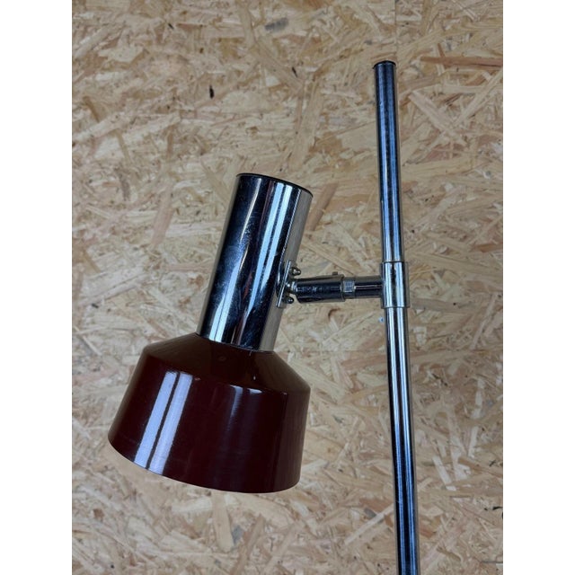 Vintage Space Age Floor Lamp in Metal, 1960s For Sale - Image 12 of 18