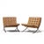 Mid-Century Modern Mies Van Der Rohe for Knoll Mid Century Barcelona Lounge Chairs - Pair For Sale - Image 3 of 13