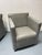 A pair of Quant armchairs from the renowned German manufacturer COR. The armchairs feature cantilevered chrome runners and...