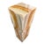 Contemporary Golden Orange Onyx Pedestal Floor Lamp For Sale - Image 3 of 8
