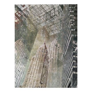 Luis Fernandez, City Scene, 2010, Mixed Media on Paper For Sale