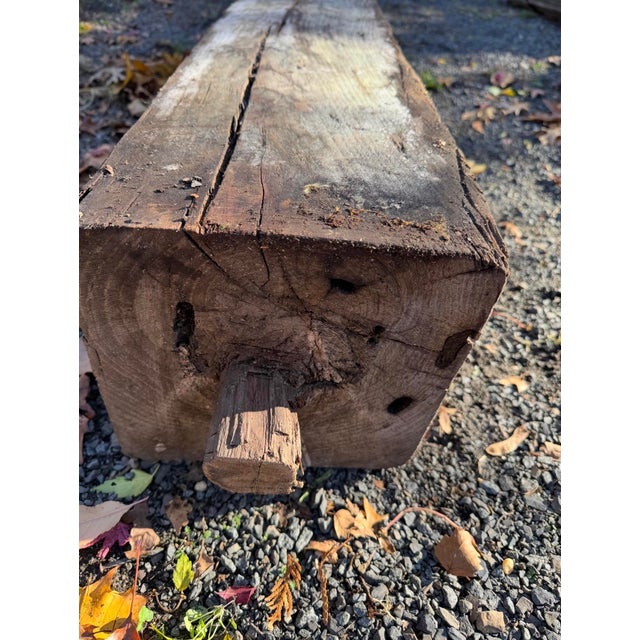 Antique Salvaged Structural Support Beam With Intricate Carvings, For Sale - Image 15 of 17