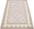 Vintage Kilim Ivory Handmade Wool Rug With a Floral Pattern For Sale - Image 4 of 7