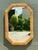 Vintage Octagonal Rattan Wrapped Wall Mirror For Sale - Image 13 of 14