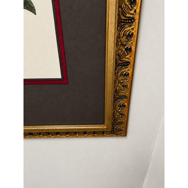 Late 20th Century Vintage Framed "Jenna's Flowers Ii" Botanical Print by Decorative Arts, Inc. For Sale - Image 5 of 12