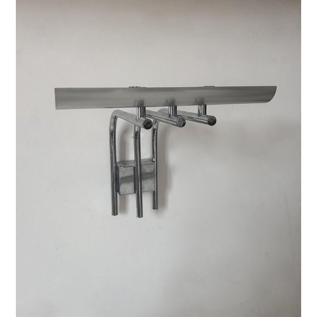 Vintage Studio Wall Lighting in Chrome Metal, 1978, Set of 2 For Sale - Image 12 of 12