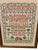 Late 20th Century Vintage Framed Cross Stitch Sampler-Primitive-Folk Art-Needlework-Alphabet-Farm For Sale - Image 5 of 11