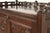 Wood Antique English Victorian or Gothic Revival Carved Walnut Drop Front Secretary Desk | Circa 1880s For Sale - Image 7 of 14