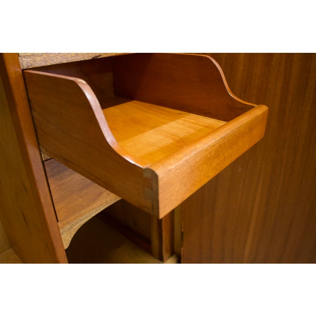 Art Deco Walnut Wardrobe, 1930s For Sale - Image 11 of 14