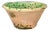 Italian 19th Century Terracotta Green Glazed Passata Bowl For Sale
