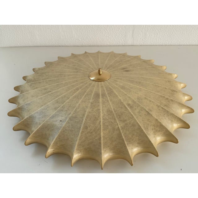 Large Mid-Century Modern Goldkant Cocoon Flush Mount from Goldkant Leuchten, 1960 For Sale - Image 16 of 18