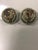Art Nouveau 1940s Petit Point Pearl and Gold Earrings, A Pair For Sale - Image 3 of 9