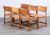 1960s Dining Chairs in Cognac Leather and Oak attributed to Kurt Østervig for Sibast, Denmark, 1960s, Set of 6 For Sale - Image 5 of 8