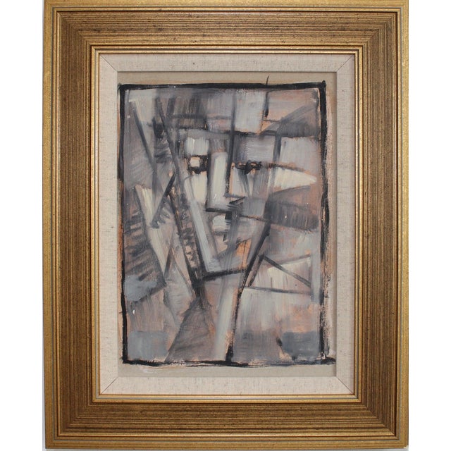 Florentine School Artist, Hidden Portraits XXIII, 1990s, Acrylic on Board, Framed For Sale - Image 10 of 10