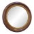 Antique Amerian Walnut Round Mirror For Sale