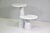 White Carrara Marble Side Tables by Angelo Mangiarotti for Skipper, 1975, Set of 2 For Sale - Image 8 of 11