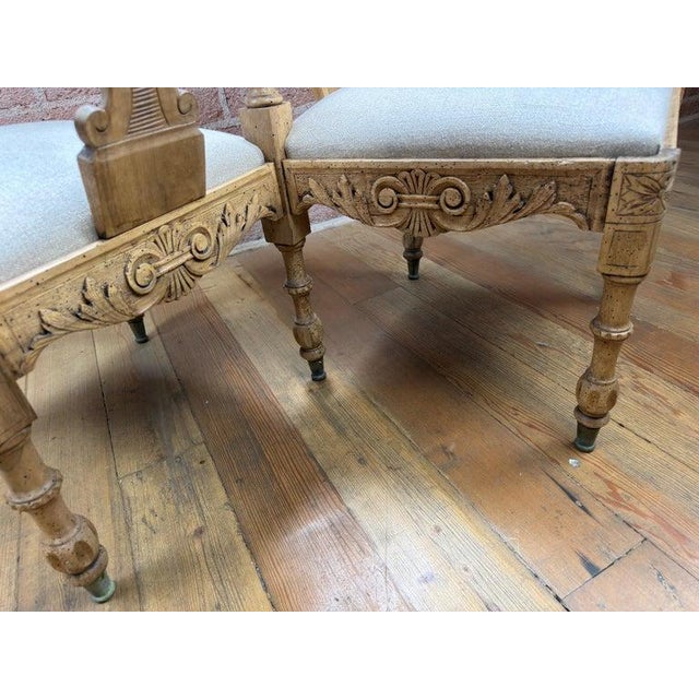 19th Century Italian Renaissance Venetian Tête-À-Tête Courting Bench W/ Cherubs For Sale - Image 17 of 18