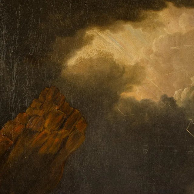 A Large and Impressive 19th Century Seascape. For Sale - Image 9 of 13