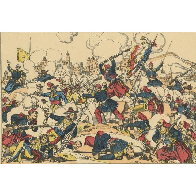 Battle of Puebla, 1863, Paper For Sale - Image 3 of 12