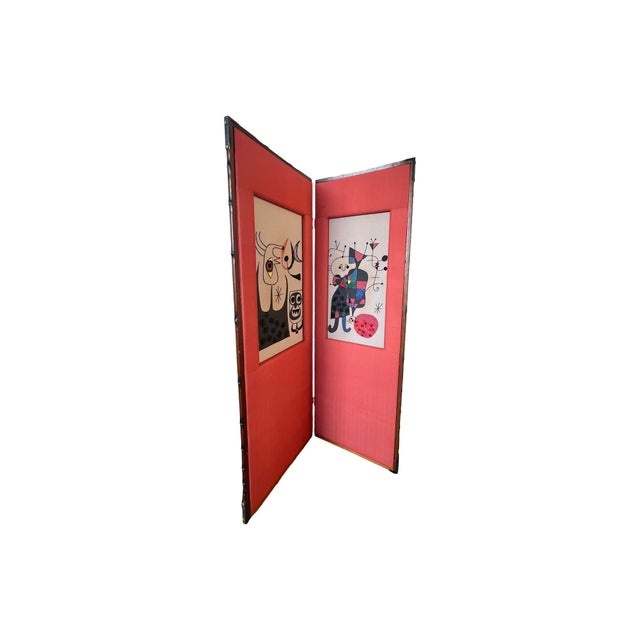 We have for your consideration a very gorgeous vintage very rare piece of wall art / small room divider. Art depicts of a...