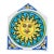 Vietri First Stones Sicilian Sun Wall Plaque For Sale