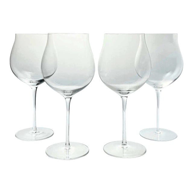 Williams-Sonoma “Reserve” Set of 4 Grand Cru Wine Glasses For Sale