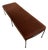 1990s Terracotta Velvet Bench For Sale