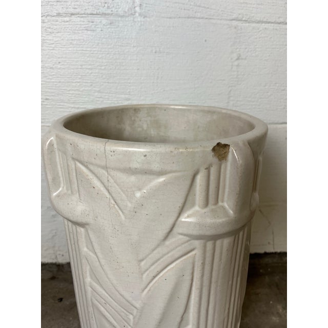 1940s McCoy Glazed Pottery Umbrella or Stick Stand For Sale In New York - Image 6 of 8