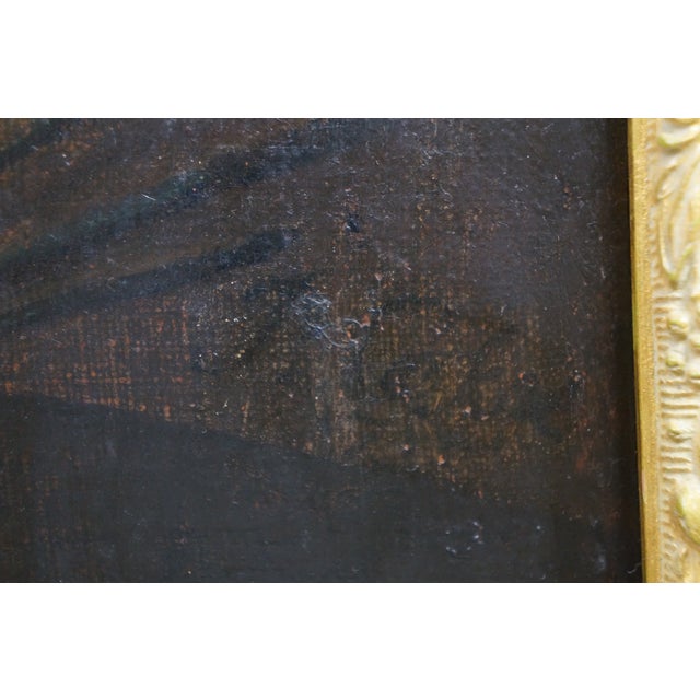 18th Century Antique Johan Herman Cabot Danish Baroque Portrait of a Gentleman Oil Painting For Sale - Image 5 of 13