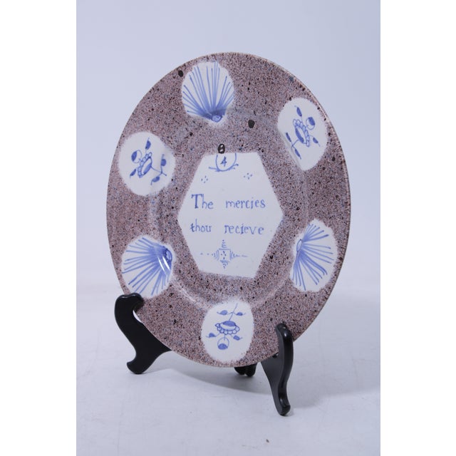 Age: Approx: 50 Years Old Details: ‘The Mercies Thou Receive’ Hand Made Sponge Painted Hand Painted High Quality...