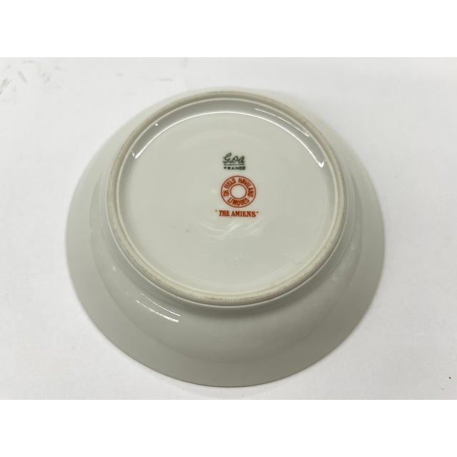 Limoges, France Vintage Haviland Limoges the Amiens Porcelain Floral Print Berry/Dessert Bowls - Set of 10 For Sale - Image 4 of 13