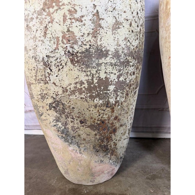 Mid 20th Century Spanish Colonial Hand-Painted Terracotta Urns, Mid-20th Century For Sale - Image 5 of 11