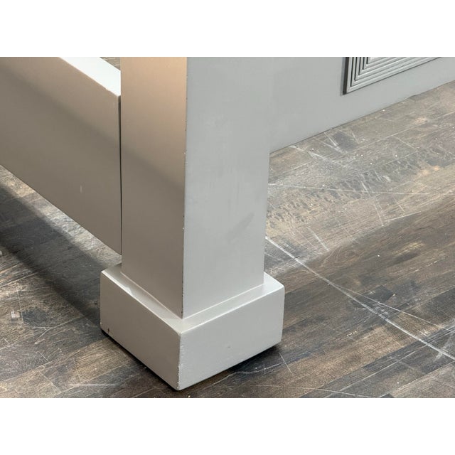 Gray California King Size Gray Arched Panel Bed Frame For Sale - Image 8 of 12