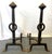 Early 1900's Addison Mizner Mediterranean/ Spanish Colonial Revival Hand Forged Wrought Iron Andirons - A Pair For Sale In West Palm - Image 6 of 18