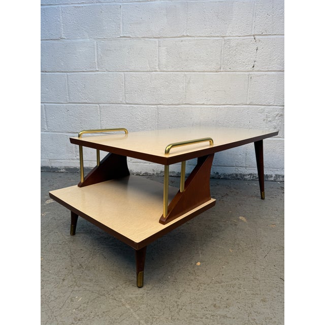 1950s Mid-Century Modern Atomic Tiered Table Set, 3 Pieces For Sale - Image 4 of 18