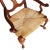 Brown Set of Antique Venetian Baroque Armchairs in Hand Carved Walnut, 1890 For Sale - Image 8 of 10