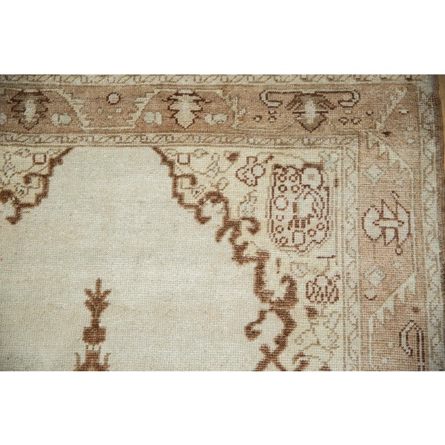 Vintage Distressed Oushak Rug Runner - 4'3" x 9' For Sale - Image 11 of 12