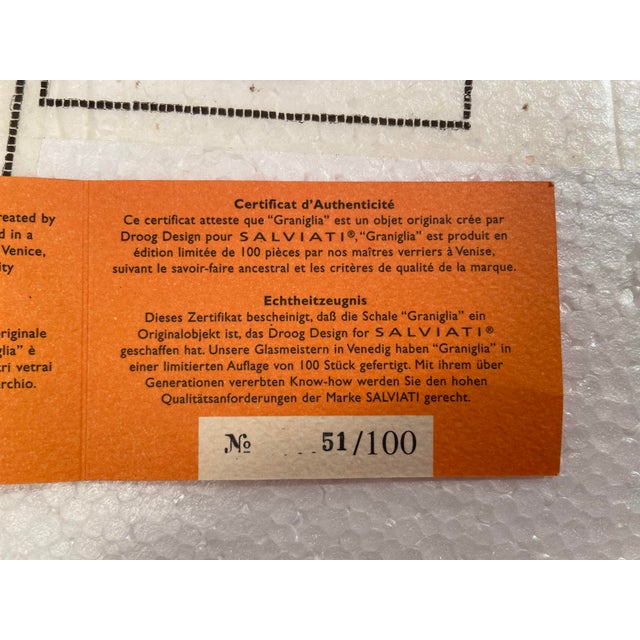 Droon Danish Design Collective Custom Salviati Art Glass, Limited Edition, Holiday Sale For Sale - Image 10 of 13