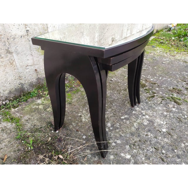Art Deco Nesting Tables, 1930s, Set of 3 For Sale - Image 7 of 15