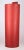 French Mid-20th Century Modern French Red Leather Cylindrical Umbrella Stand by Hermès Paris For Sale - Image 3 of 12