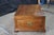 20th Century British Colonial Campaign Style Cherry Coffee Table Blanket Chest For Sale - Image 6 of 13