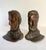 1930's Bronzed Copper Abraham Lincoln Bust Bookends For Sale - Image 4 of 9