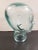 Vintage Pier 1 Mannequin Head Clear Green Tint Glass Hat or Wig Display W/Tag, Made in Spain For Sale - Image 4 of 7